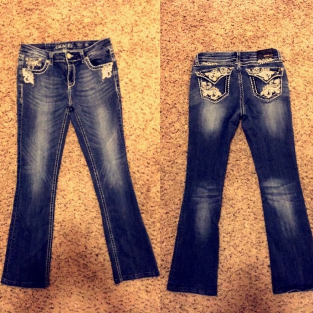 Grace jeans size 28 easy fit EUC